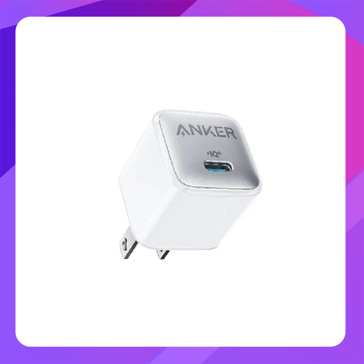 Anker 20W USB-C Charger Block PIQ 3.0 Compact Fast Charging (White)