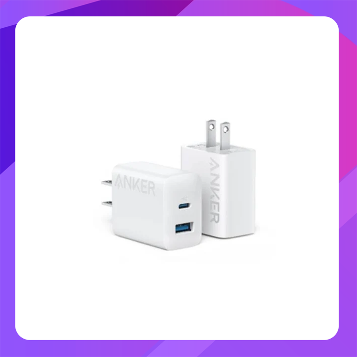 Anker 20W Fast USB-C Charger Block (White)