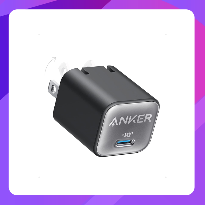 Anker Prime 67W USB C GaN 3-Port Compact Fast PPS Wall Charger