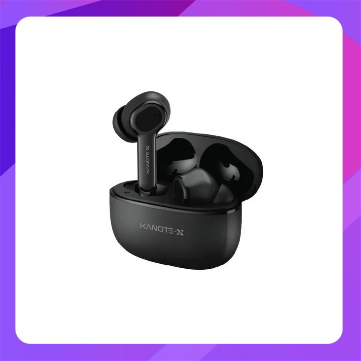Kanote Space X Active Noise Cancelling Earbuds Matte Black
