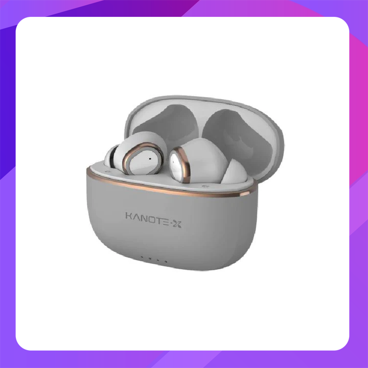 Kanote Space X Active Noise Cancelling Earbuds Starlight Gray