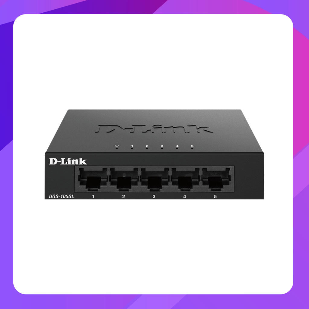 Dlink 5 Port Gigabit Metal Unmanaged Desktop Switch