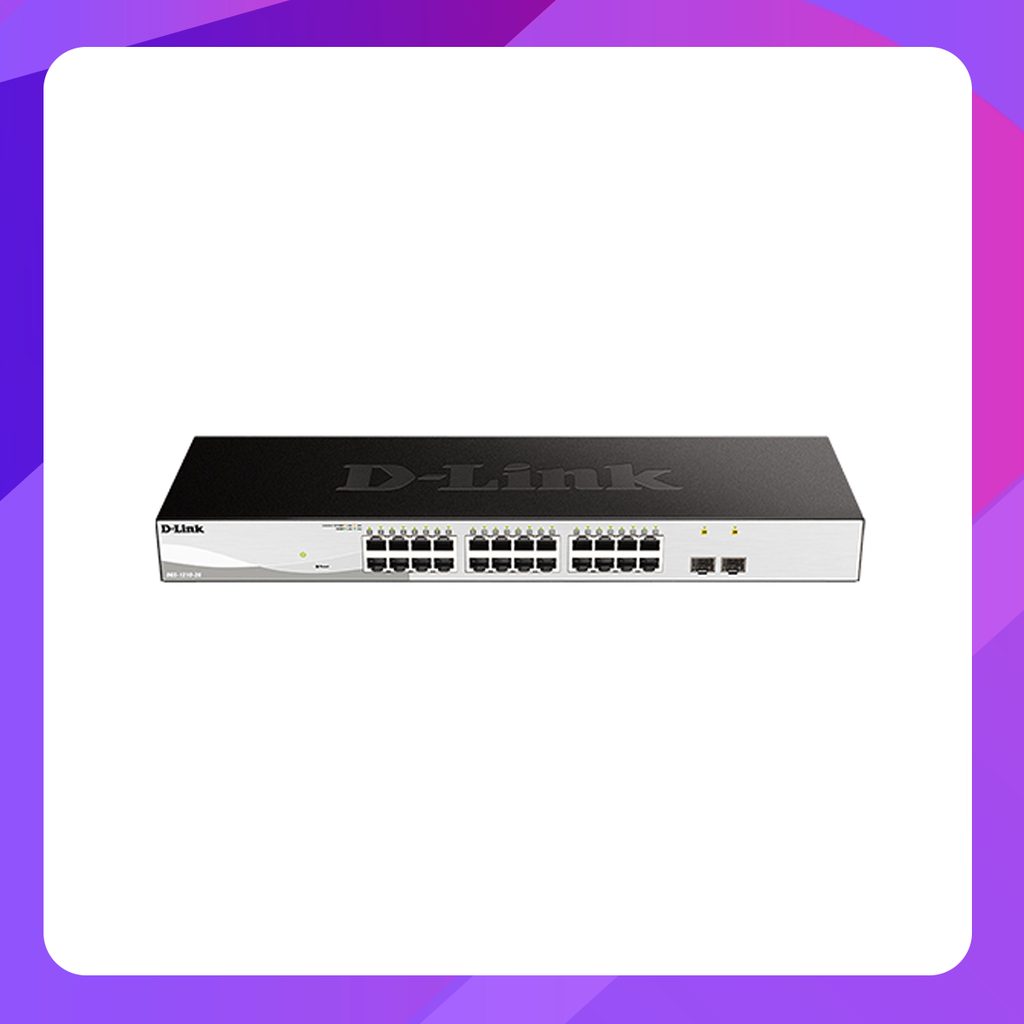 D-Link 26-port Unmanaged Gigabit PoE Switch with 24-port PoE