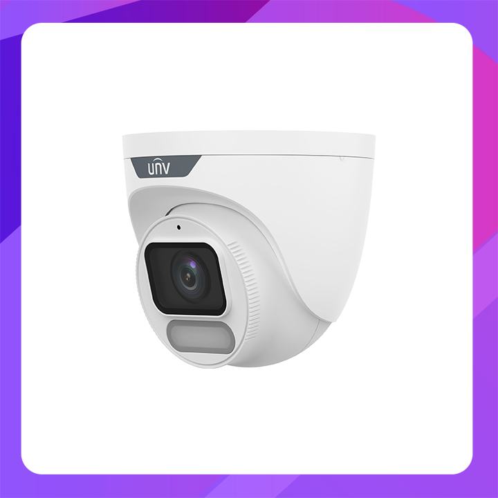 4MP ColorHunter Wise-ISP Fixed Warm Light Turret Network Camera