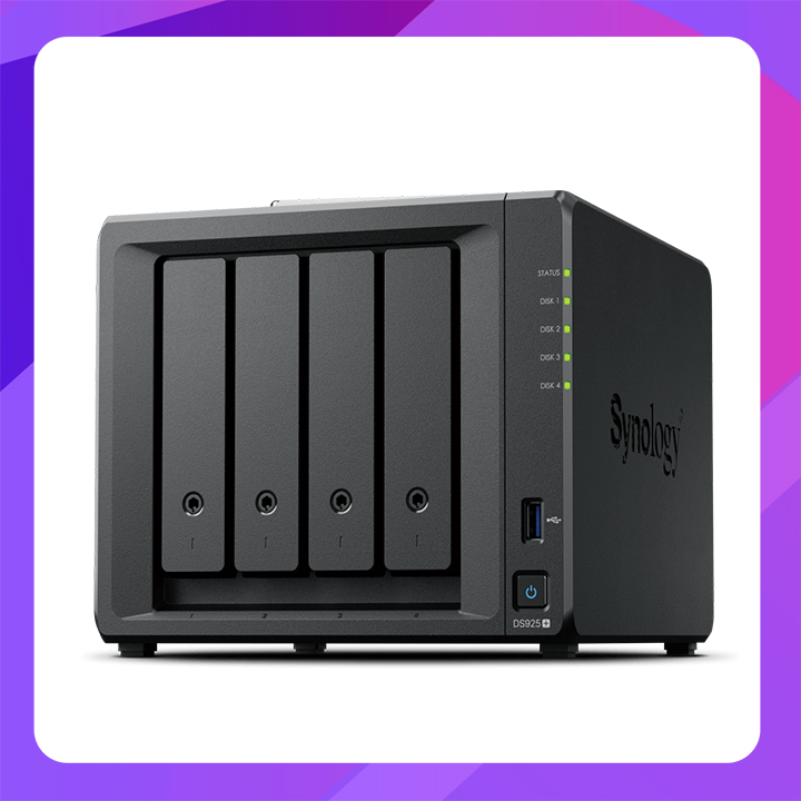 Synology DiskStation DS925+, 4 Bay NAS Enclosure