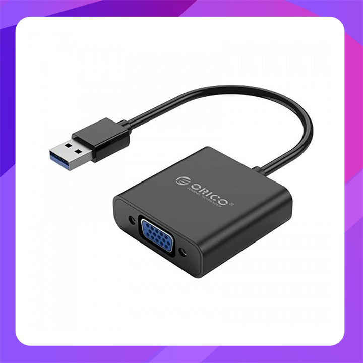 ORICO USB TO VGA -(UTV-BK-BP)