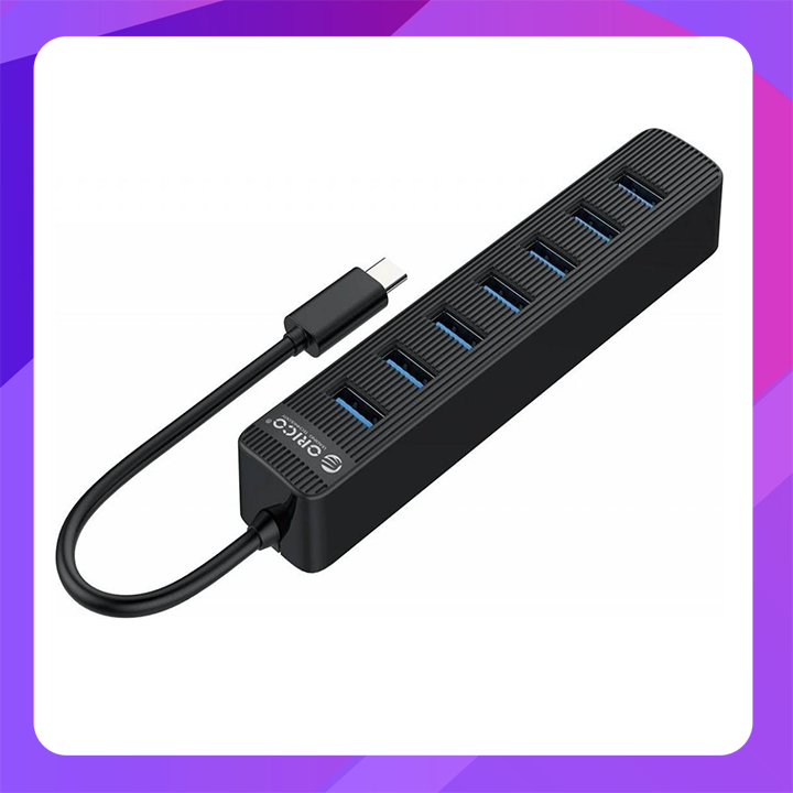 ORICO Type C to 7-Port USB 3.0 -(TWC3-7A-BK-EP)
