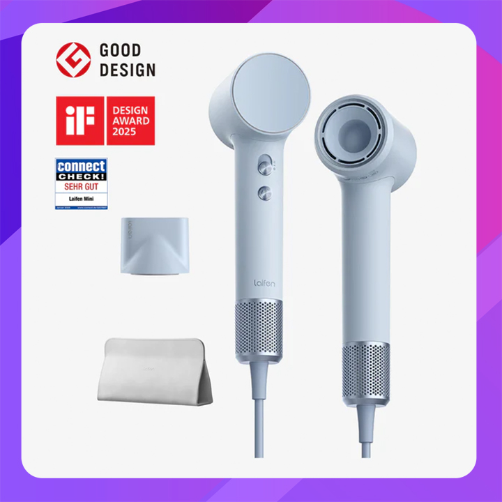 Laifen mini High Speed Hair Dryer(Light Blue)