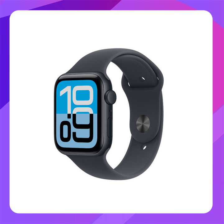Apple Watch SE(3rd Gen)44mm -Midnight Aluminum Case with Midnight Sport Band -M/L
