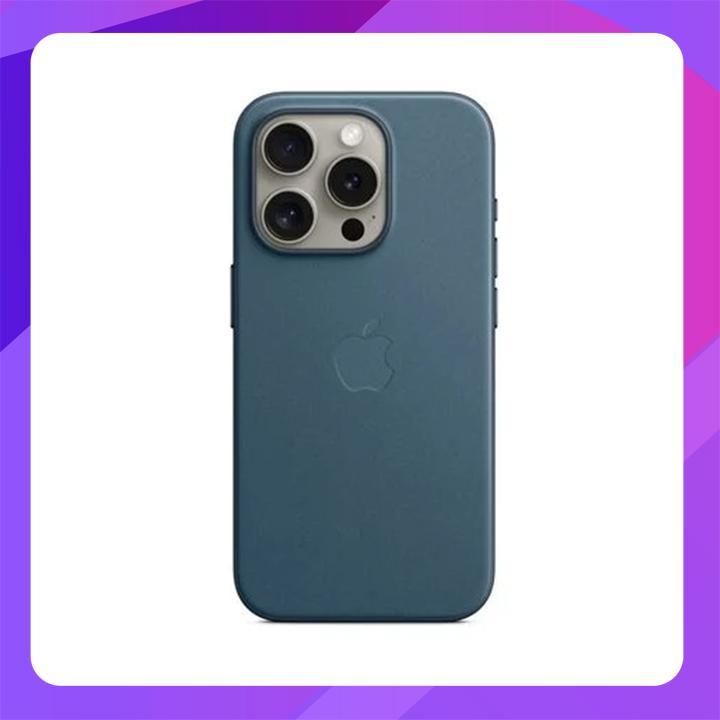IPHONE 15 FINEWOVEN CASE PACIFIC BLUE