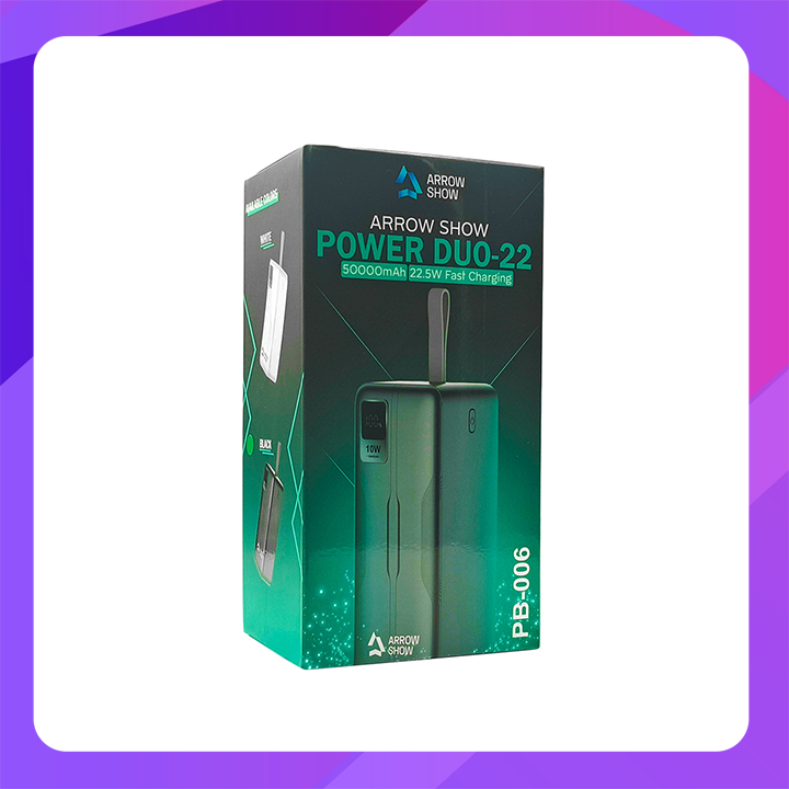 Arrow Show PowerDuo-22 50000mAh 22.5W Fast Charging