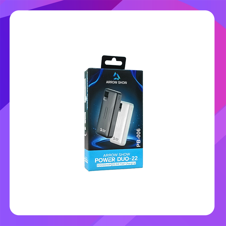 Arrow Show PowerDuo-22 20000mAh 22.5W Fast Charging