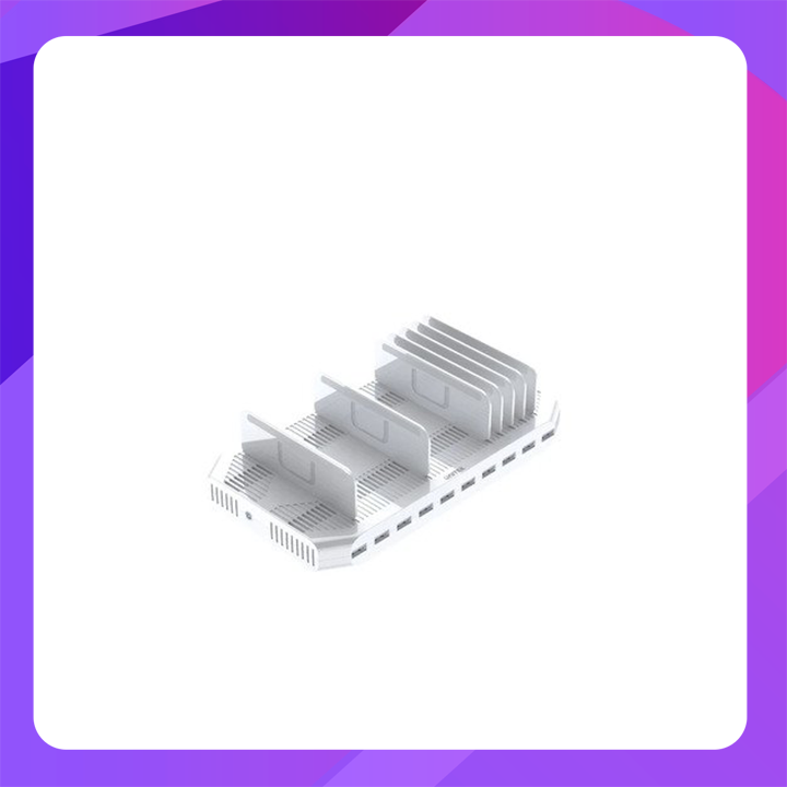 Unitek Y-2172 96W 10-Port USB Smart Charging Station.