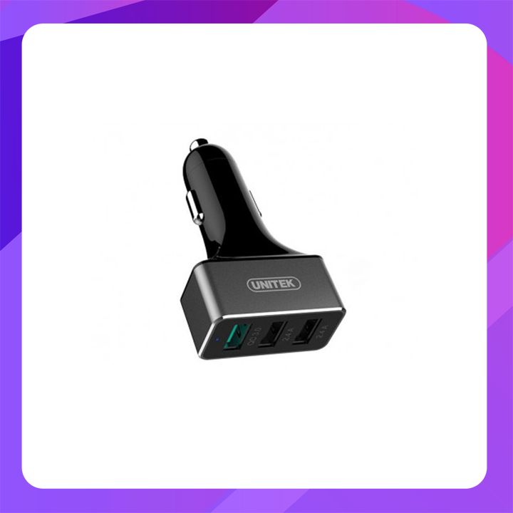 Unitek Y-P530C 3-Ports USB Car Charger