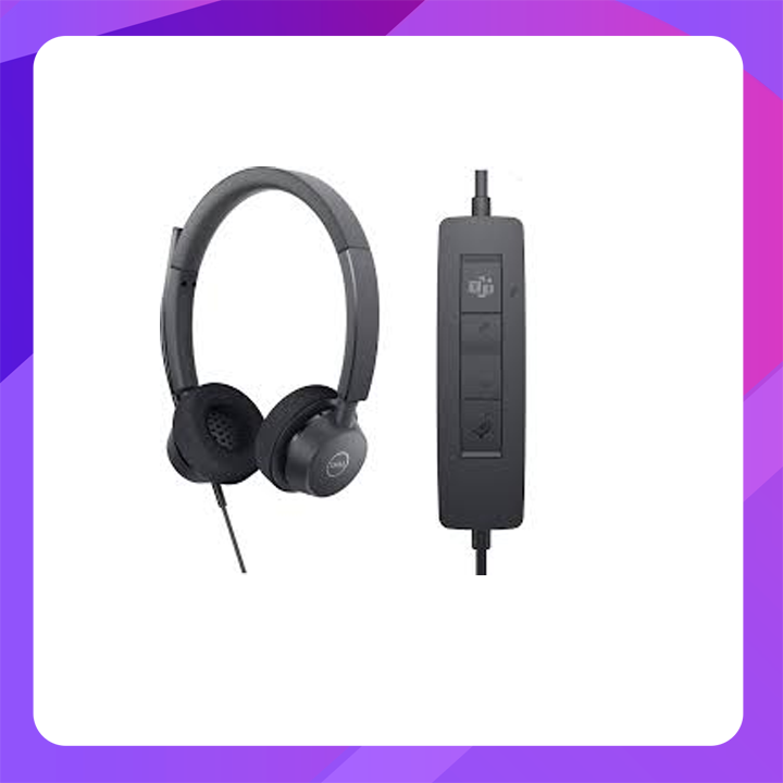 Dell Headset WH3022 BW3320-M USB-A