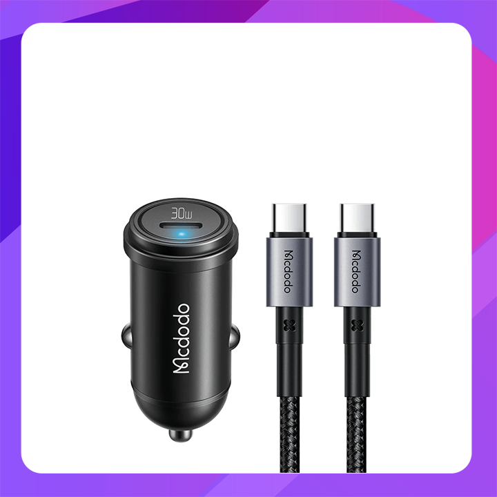 Yesido 30W A+C 30W  car charger(C-C cable) Y72