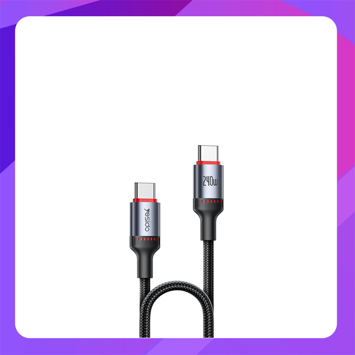 Yesido Type C-C 240W Data cable CA186