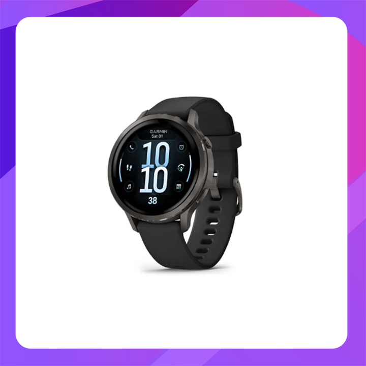 Venu® 4 - 41mm, Black Silicone Band
