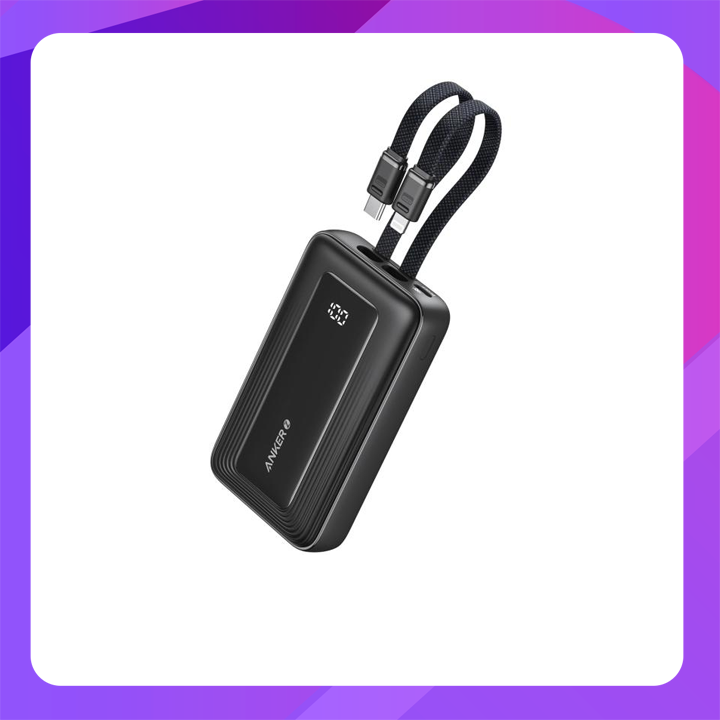 Anker Zolo Power Bank, 10000mAh, 30W Fast Charging