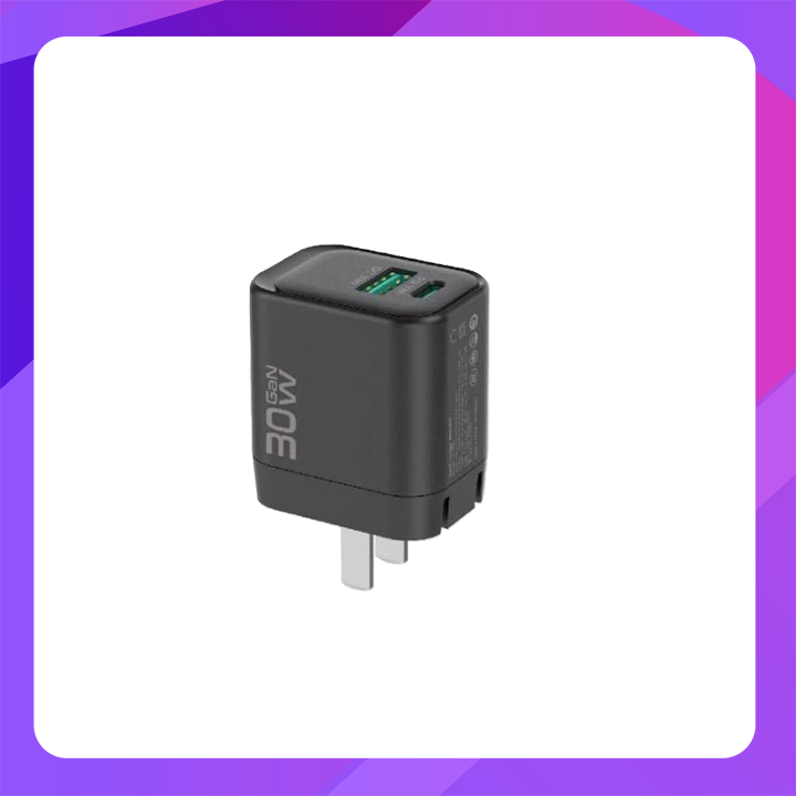 BARMASO SafeX Charger 30W +30W (Black)