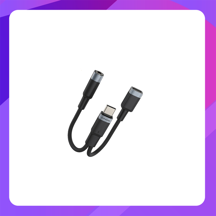BARMASO J06 Audio Adapter(Type-C to Type-C+ 3.5mm)