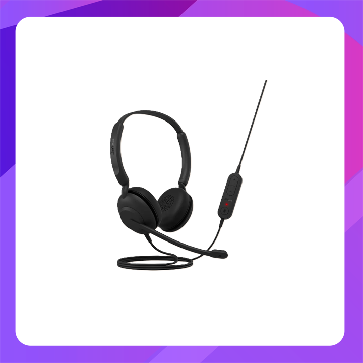 Jabra Evolve 10 Stereo, USB-A, Leatherettes, Black