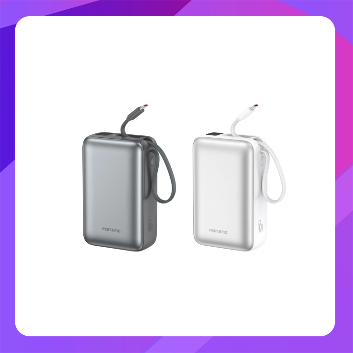 Foneng PX128 30000mAh Power Bank (65W & 3 Outputs)