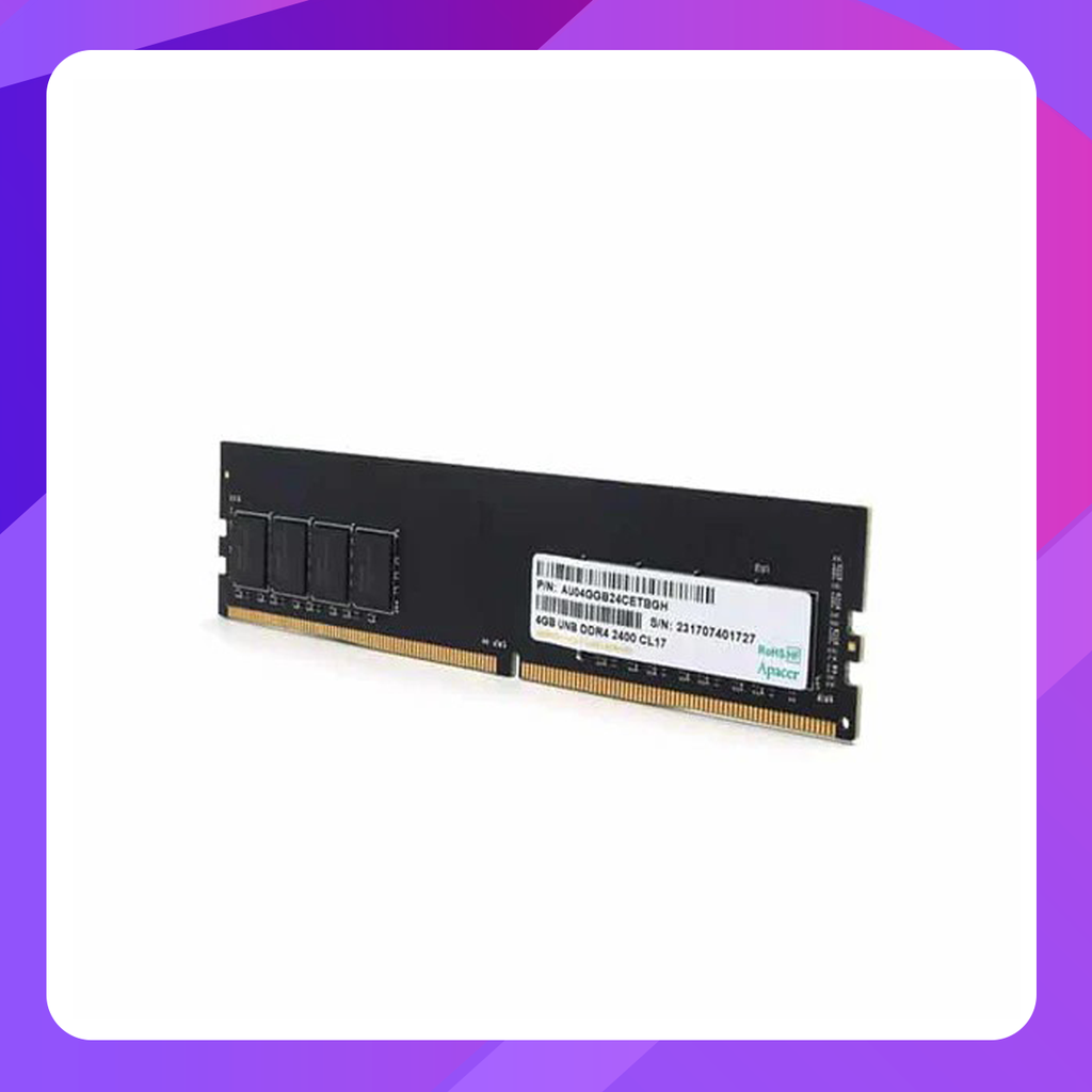 Apacer DDR4 2400 Desktop Memory Module 4GB