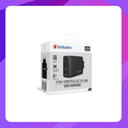 Verbatim 4 Port 100W PD & QC GaN USB Charger