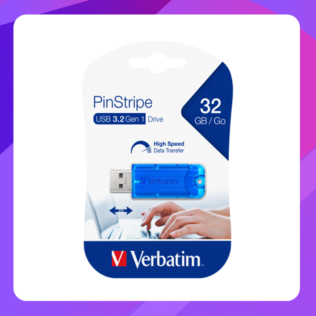 Verbatim Store'n'Go Pinstripe USB 3.0 Drive 32GB