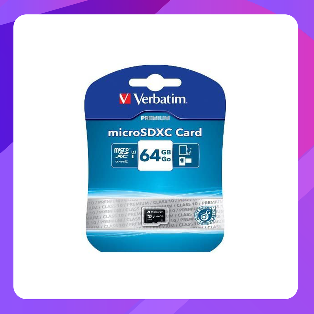 Verbatim Premium U1 MicroSDHC Card 64GB