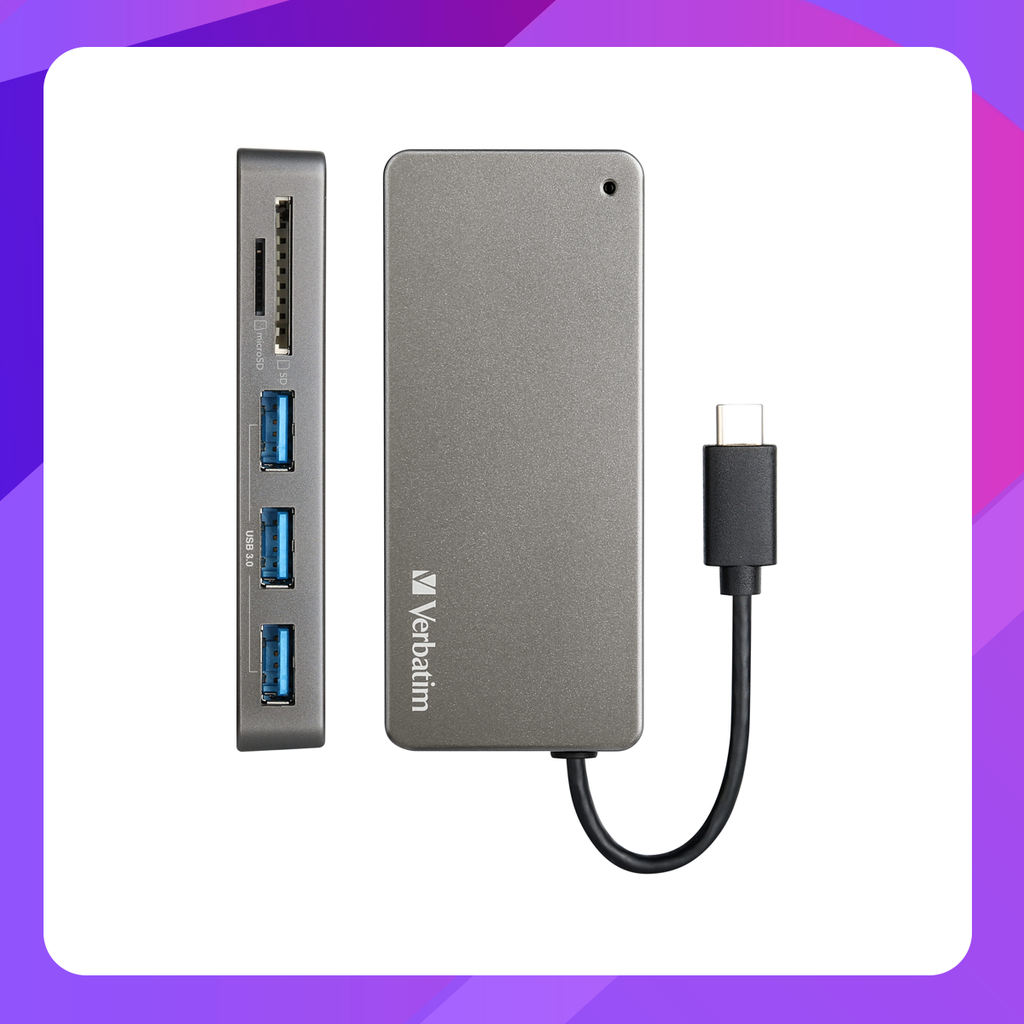 Verbatim USB-C 3.1 Hub & Card Reader