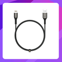 Aukey CB-AKL1 MFI USB A To Lightning Kevlar Cable (Black)