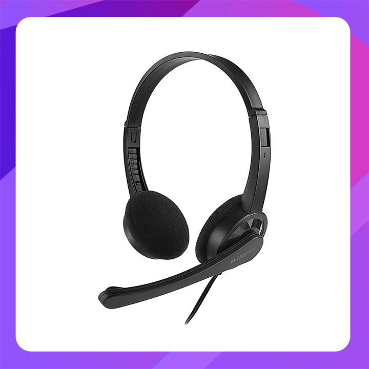 Micropack MHP-01 3.5mm Headphone (Black)