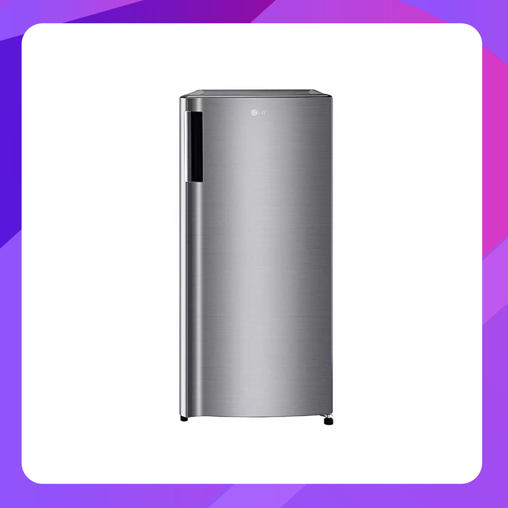LG 1 door refrigerator, model GN-Y201CLBB, size 6.1 cubic, Smart Inverter Compressor system