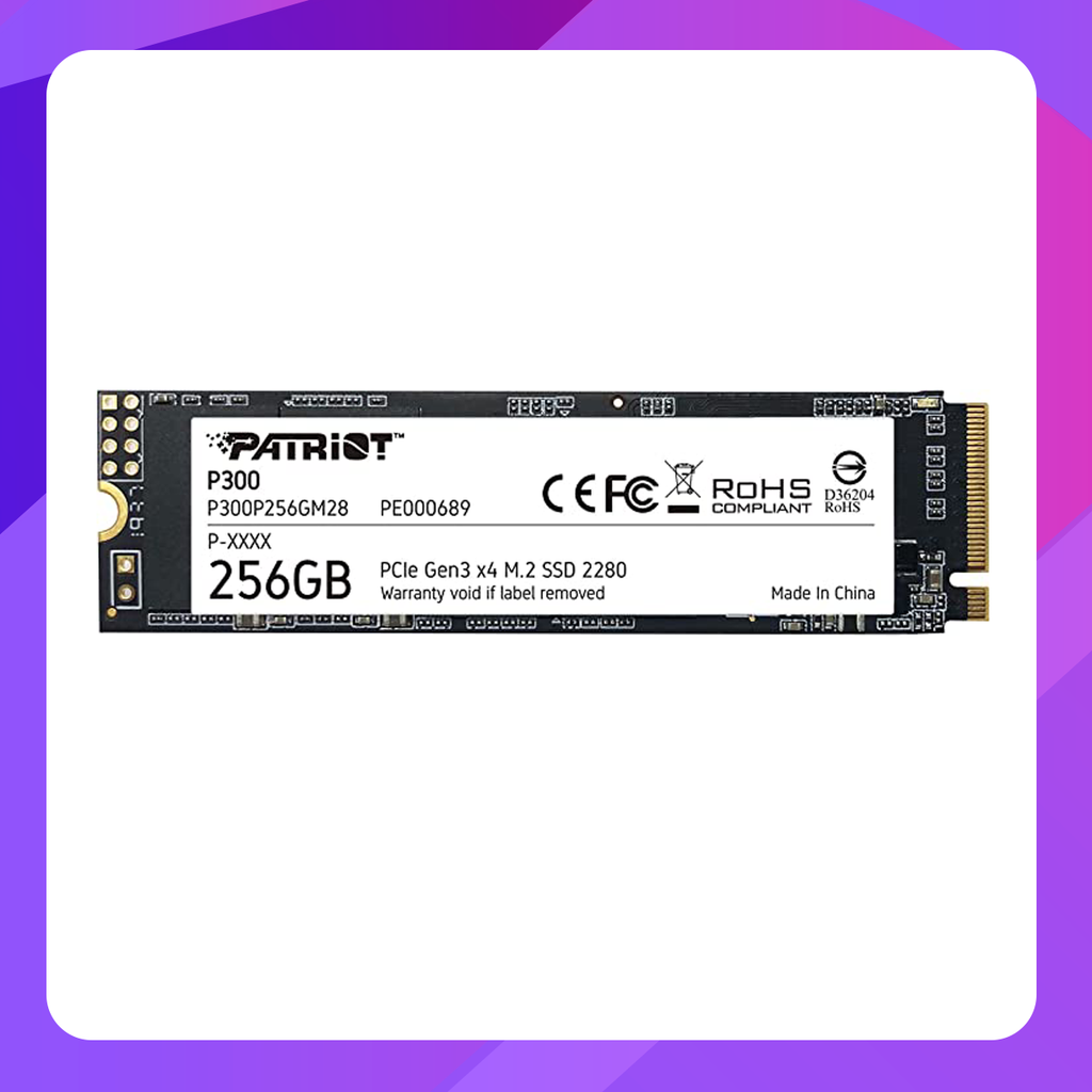 Patriot P300 PCIe m.2 SSD 256GB