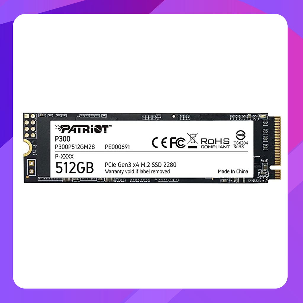 Patriot P300 PCIe m.2 SSD 512GB