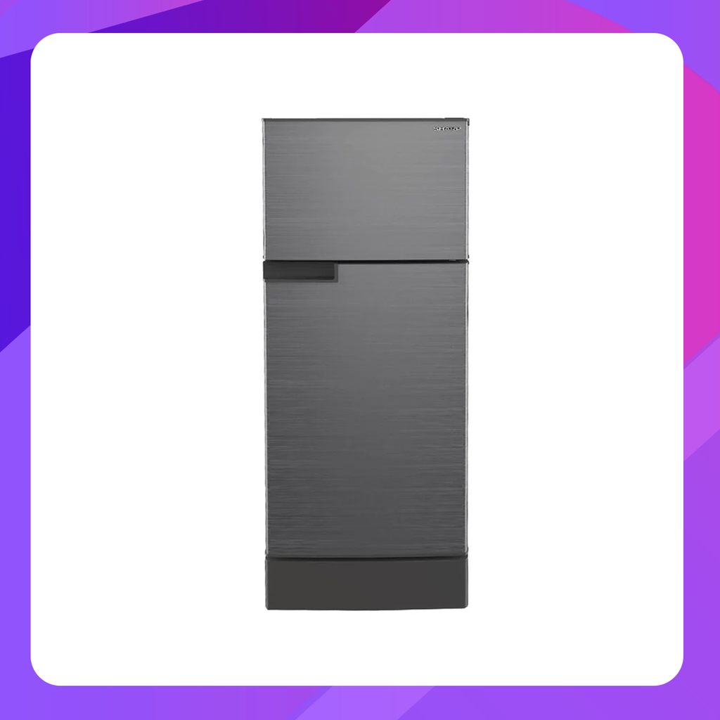 Sharp 2 Door No-Frost Refrigerator 165 Liters Silver