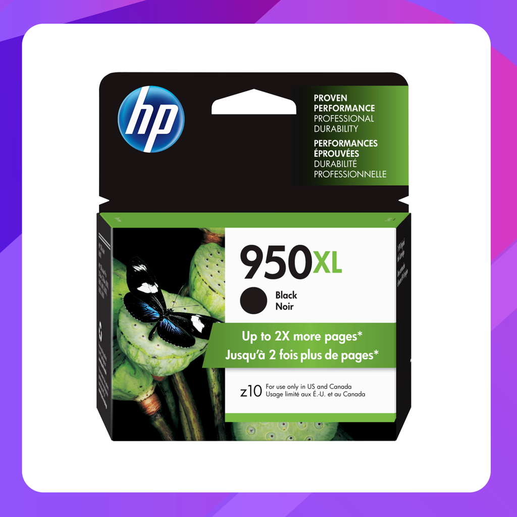 HP 950XL Black Ink Cartridge (~2,300 pages)