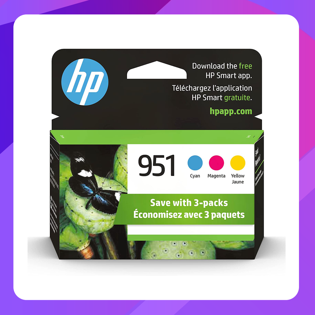 HP 951XL Colors Cartridge (Yellow,Cyan,Magenta) (~1,500 pages)