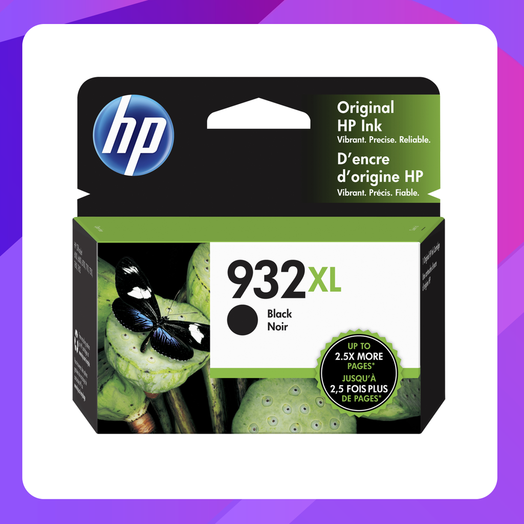 HP 932XL Black Ink Catridge (~1000 Pages)