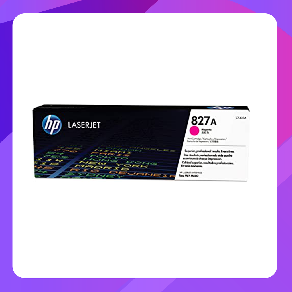 HP 827A Magenta Laserjet Toner Cartridge