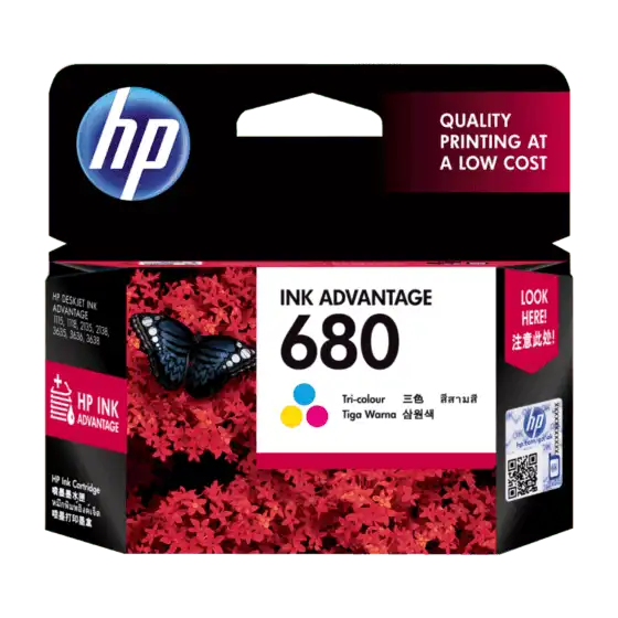 HP 680 Tri-color(C,Y,M) Ink Cartridge