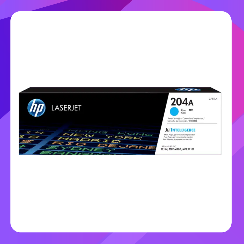 HP 204A Cyan LaserJet Toner Catridge