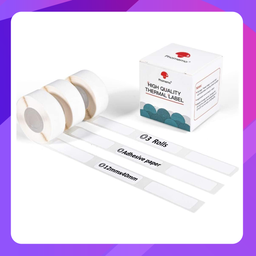 [AAE1240] Label Paper (White Die Cut Label AAE12mm*40mm)