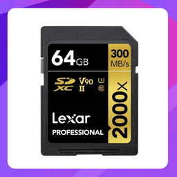 [LXSD-2000x/64GB] Lexar 64GB Professional 2000x UHS-II SDXC Memory Card