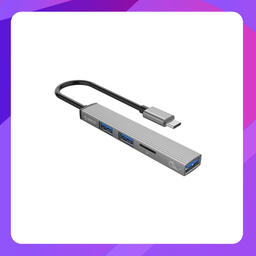 [AH-12F-GY-BP] ORICO AH-12F-GY-BP 4 Ports Type-C to USB 3.0 HUB
