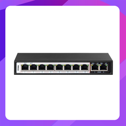 [DES-F1010P-E] Dlink 10-Port Fast Ethernet PoE with 8 PoE Ports and 2 Uplink Ports