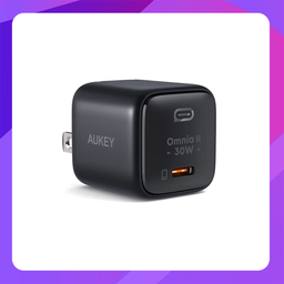[PA-B1L (Black)] AUKEY PA-B1L (Black) Wall Charger