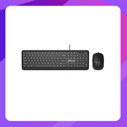 [CK 190U+CM 320U] Crome Wired Keyboard & USB Optical Mouse Combo